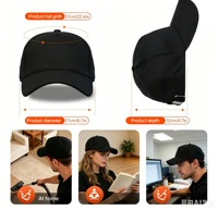 Gorro de Terapia Capilar Portátil con Luz Infrarroja Roja de 660 Nm y 850 Nm, Dispositivo Médico de Grado Profesional