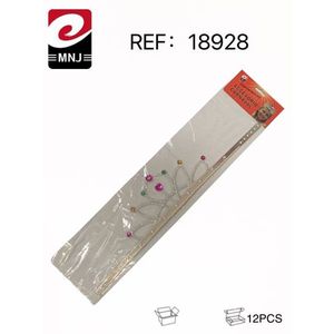 Princess Crown 12Pcs Party Decoration Set For Kids Birthday Celebration Accessory - Product Image 3