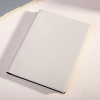 Nouveau carnet A5 personnalisé en cuir grainé litchi souple pour étudiants ou professionnels - Collection 2026