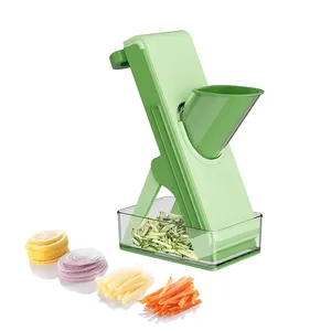 Adjustable Kitchen Artifact Safe Mandoline Slicer Dicer For Vegetables Chopper With Thickness Adjust For Fruit Vegetable Tools