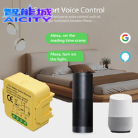 Nouveau module d'interrupteur intelligent Mini Zigbee Wifi 1/2/3/4 voies pour domotique, compatible Tuya APP et New Matter Smart Life, 250V max, 10A, ABS
