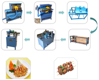 Brochette en bois multifonctionnelle de vente chaude faisant la machine brochette en bois faisant la machine avec le bas prix