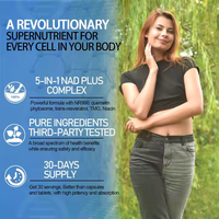 NAD Plus Antioxydant Liposomal Delivery Gouttes liquides orales pour adultes - Complément alimentaire 100% pur à base de plantes Soutien immunitaire Bienfaits pour la beauté