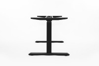 Bureau debout automatique ergonomique moderne Aoke de haute qualité, silencieux (48 dB, 40 mm/s), en fer, noir, pour bureau modulaire