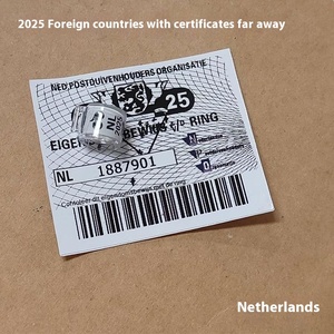 <span class=keywords><strong>2025</strong></span> Buitenlandse Ringcertificaat Duivenenkelring Voor Postduiven Elektronische Merkring Identificatie Vogelbenodigdheden - Product Image 6