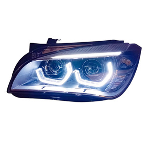 Faros LED modificados para BMW X1 E84 con luz diurna tipo ojo de ángel de 6000K para actualización y reequipamiento. - Product Image 1