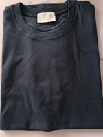Camiseta de Hombre 2026, Nueva, de Alta Calidad, Verano, Transpirable, Cuello Redondo, Cómoda, Informal, Lisa, Absorbe la Humedad, Estilo Vintage
