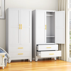 Meilleures ventes Armoire en acier multi-usages pour ranger les vêtements dans les appartements les dortoirs - Product Image 3