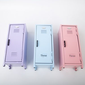 <b>Mini</b> Locker Multi Functional Cute Desktop Storage Organizer Miniature Box <b>Desk</b> Cabinet for Keys Stationery Jewelry Cards Bedroom - Product Image 3