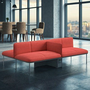Hiện đại sang trọng văn phòng khách sạn vải sofa Nordic tiếp nhận cắt couch Set cho căn hộ nội thất văn phòng nhà máy trực tiếp - Product Image 2