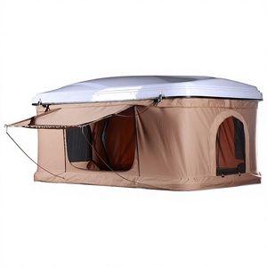 Tente de toit rigide pliable pour SUV, ouverture rapide, tente de camping imperméable pour voyage en extérieur, conception à ouverture rapide 61, sans structure de montage - Product Image 1