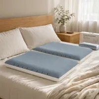 Oreiller ergonomique en mousse à mémoire de forme, soutien cervical, à récupération lente, compressé sous vide, pour la maison et la chambre à coucher