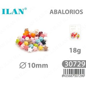 Ilan Abalorios Perline a Stella 10mm 18g Multicolore per Creazione di Gioielli Artigianali - Product Image 1