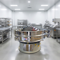 Tamis vibrant rotatif industriel à haute efficacité en acier inoxydable pour le traitement des aliments et le tamisage de poudres fines