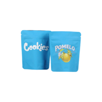 Stock refermable Blue Candy Doypack 3.5G sac en plastique recyclable de qualité alimentaire fermeture éclair mylar odeur preuve support pochette gravure imprimée