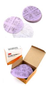 Disques en céramique de zircone violette <span class=keywords><strong>3M</strong></span> Xtract Cubitron II Film <span class=keywords><strong>Disc</strong></span> 775L avec boucle et crochet pour le polissage de la pierre - Product Image 4