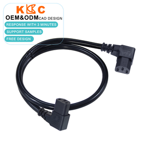 สายไฟ IEC C13 แบบมุมฉาก 16AWG 13A สำหรับเปลี่ยนสายเชื่อมต่อคอมพิวเตอร์ จอภาพ เครื่องพิมพ์ - Product Image 2