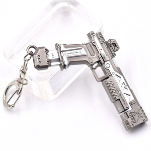 Mini <span class=keywords><strong>hero</strong></span> RE-45 pistola automatica ape x gioco di tiro popolare materiale metallico portachiavi pistola stampo 7 cm giocattolo regalo ornamenti appesi - Product Image 1