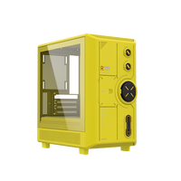 ALSEYE Computer Case RAMS 2.0(Yellow) M-ATX Yellow Color PC Case Gaming Case