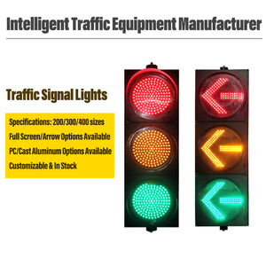 Feux de signalisation routière LED personnalisables en aluminium de 350 mm, étanches IP53, de qualité ingénierie, pour une utilisation continue de 50 000 heures, pour la sécurité routière - Product Image 5