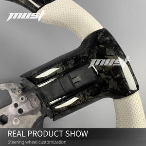 Volante de Fibra de Carbono Forjado Personalizado para <span class=keywords><strong>Ford</strong></span> <span class=keywords><strong>Mustang</strong></span> S197 <span class=keywords><strong>2005</strong></span>-2014 GT Premium Coupé Convertible 500KR <span class=keywords><strong>Shelby</strong></span> Super Snake - Product Image 4