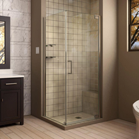 Douchecabines Van Gehard Glas Van Goede Kwaliteit Douchecabines En Basisdeur Frameloze Douchewand