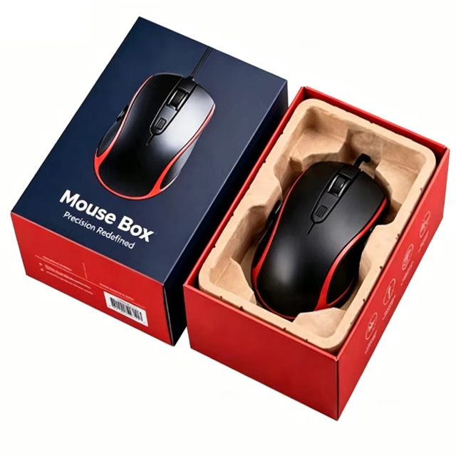 Custom Printed Empty Computer Wireless Mouse Packaging Packing Box