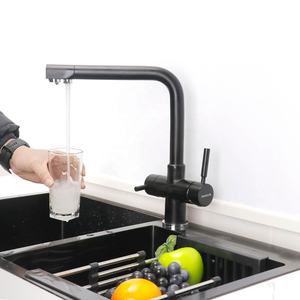 Robinet de cuisine 4 voies en acier inoxydable, filtre à eau 4 en 1 - Product Image 5