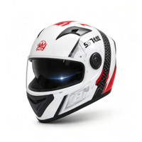 Casque de moto modulable à visière relevable, coque en ABS, haut-parleur Bluetooth intégré, poches