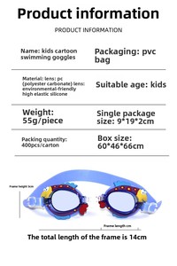 <span class=keywords><strong>Occhialini</strong></span> da Nuoto <span class=keywords><strong>per</strong></span> Bambini con Design di Animali Marini, Antiappannamento e Protezione UV <span class=keywords><strong>per</strong></span> Ragazzi e Ragazze, Divertimento in Piscina e in Spiaggia - Product Image 6