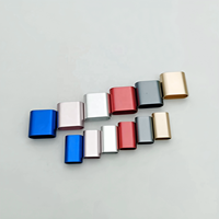 Câbles de données avec logo personnalisé Tête mâle Type C Micro USB Lightning Coque en alliage d'aluminium Connecteur USB unique multicolore