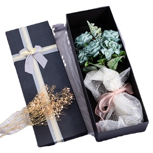 Wholesale Florist Bouquet Cajas Para Flores Floral Cardboard Paper Mom Flower Packaging Gift Box Long Flower Boxes