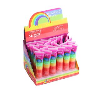 Lucidalabbra Idratante e Brillante ROMANTIC BEAR in Tubetto, Gusto Zucchero Arcobaleno, Vendita Calda - Product Image 3