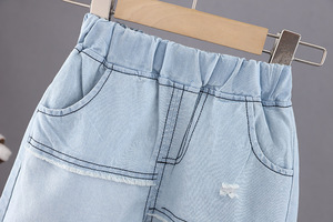 Vêtements Hip Hop pour Bébés et Enfants, Ensembles de Blouses et Pantalons à Motifs de Dessins Animés pour Garçons, Tenues Élégantes Fabriquées en Chine - Product Image 2