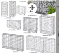 Grillage Gabion Soudé Galvanisé Antirouille pour la Décoration de Jardin, la Protection Contre les Inondations, la Protection des Rivières et l'Ingénierie Routière
