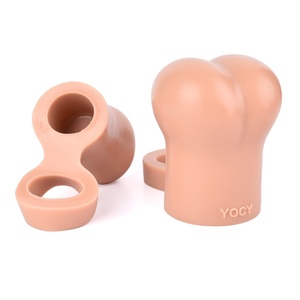 Anillo para Pene de Diseño Realista, Masturbador Masculino, Copas para Testículos, Copa de Silicona Suave para Agrandamiento de Testículos, Juguete Sexual de Fantasía para Hombres - Product Image 3