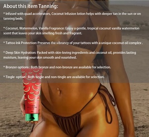 Oem Natural Summer <strong>Beach</strong> Must-haves Tanning Gel Peach <strong>Sunbed</strong> Tanning Oil Gel <strong>Cream</strong> - Product Image 3