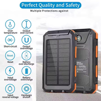 Cargador Solar Portátil 2 en 1, Ultra Delgado, Magnético, Inalámbrico, de Aleación de Aluminio Impermeable, con Batería de Litio-Polímero de 30000mAh/50000mAh, Carga Rápida de 20W y LED