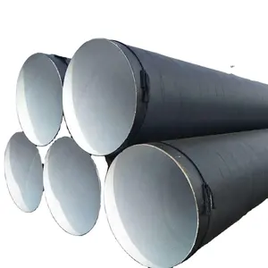 ASTM A36 A570 A907 AWWA C200 C203 C208 Fusion Bond Epoxy Coating 2PE Cement Mortar Lining Water Transmission SSAW Steel Pipe