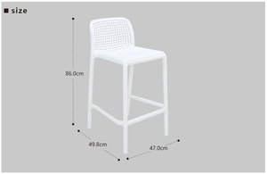 <span class=keywords><strong>Chaise</strong></span> de table de cocktail en plastique PP pour l'extérieur <span class=keywords><strong>Chaise</strong></span> de <span class=keywords><strong>bar</strong></span> haute en plastique moderne Chaises de table de fête rondes pliables - Product Image 5