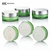 Pot à crème en acrylique à double compartiment 40ml+60ml 50ml+50ml, emballage cosmétique personnalisé pour crème de jour et de nuit, soins de la peau