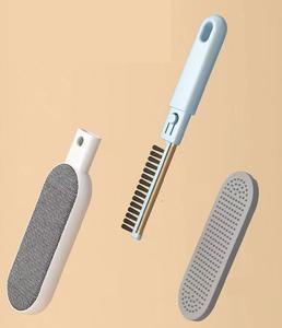 <span class=keywords><strong>Rodillo</strong></span> <span class=keywords><strong>Quitapelusas</strong></span> de Plástico de Doble Cara, Removedor de Pelo de Mascotas Manual, Cepillo <span class=keywords><strong>Quitapelusas</strong></span> Lavable, Herramienta de Limpieza Portátil para el Hogar - Product Image 1