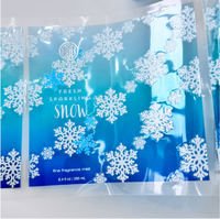 Autocollants adhésifs imperméables en PVC pour parfum, rouge à lèvres, cosmétiques, spray corporel, lotion corporelle, avec logo personnalisé et étiquette de marque