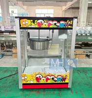 Machines à pop-corn industrielles rouges automatiques a Popcorn Bon Prix Maker Machine à pop-corn commerciale Machine à pop-corn gastronomique de 8 oz