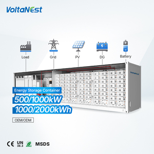 Voltanest 500kW 1000kWh 1000kW 2000kWh 1MWh 2MWh Sistema de energía <span class=keywords><strong>solar</strong></span> de iones de litio Batería de contenedor C & I ESS todo en uno - Product Image 1