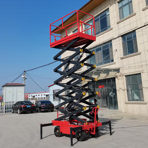 Plataforma Aérea Móvil de Tijera Hidráulica con Tracción, Elevador de Andamios, 6m 8m 10m 11m 12m 14m - Product Image 4