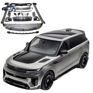 Kit carrosserie en fibre de carbone style MSY pour le nouveau Land Rover Range Rover Sport SV <span class=keywords><strong>SVR</strong></span> 2024, mise à niveau vers les kits carrosserie style M, lèvre de pare-chocs - Product Image 1