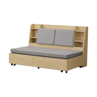 Canapé-lit pliant en bois moderne avec bras, nouveau meuble pliable