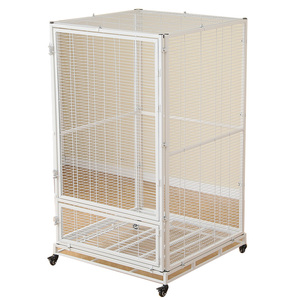 Xuanfeng di grandi dimensioni <span class=keywords><strong>King</strong></span> Kong grande gabbia per uccelli Villa gabbia pappagallo con spazio libero materiale di vetro di pelle di tigre pappagallo storno in scatola - Product Image 5