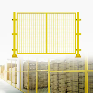 Valla de seguridad de taller industrial moderna con enrejado recubierto y postes de cerca para uso en fábricas agrícolas de construcción - Product Image 2